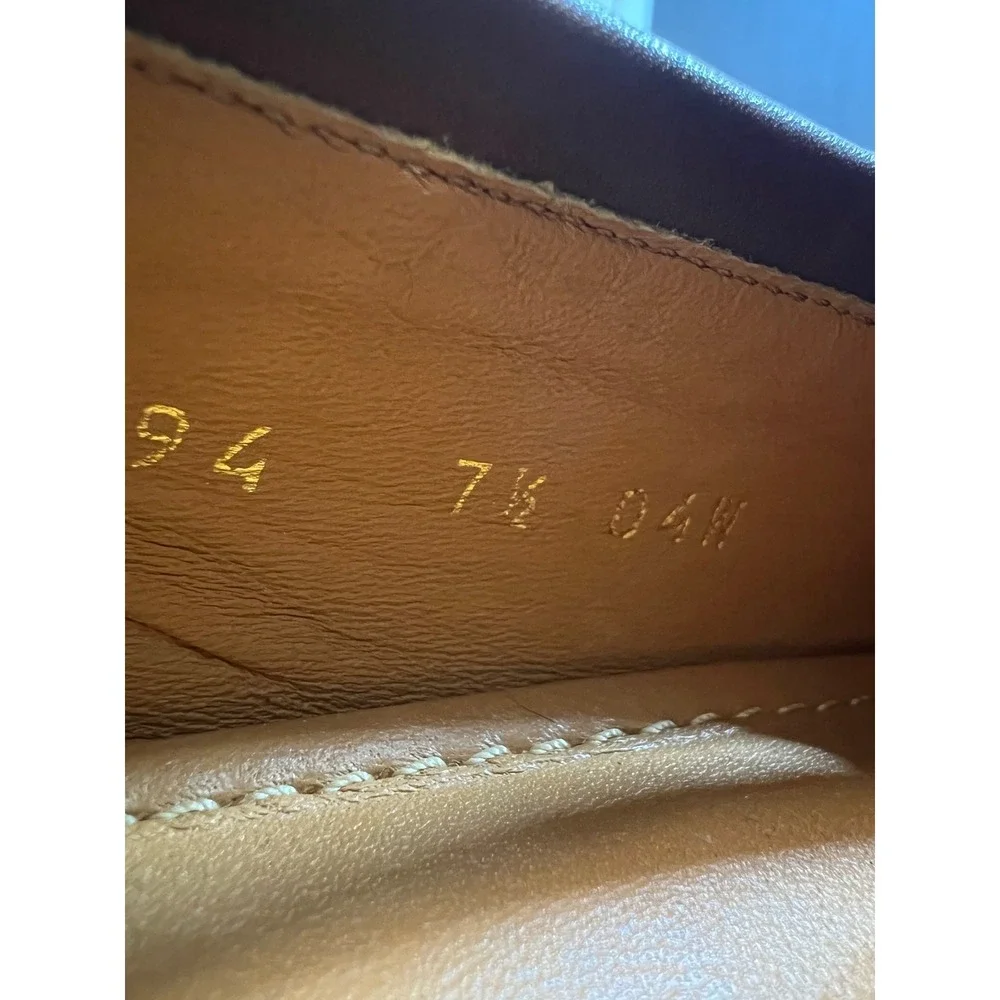 Gucci GG Monogram Suede Horsebit Loafers Brown Size 7.5 US 8.5